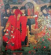 Plucking the Red and White Roses in the Old Temple Gardens, Henry Arthur Payne